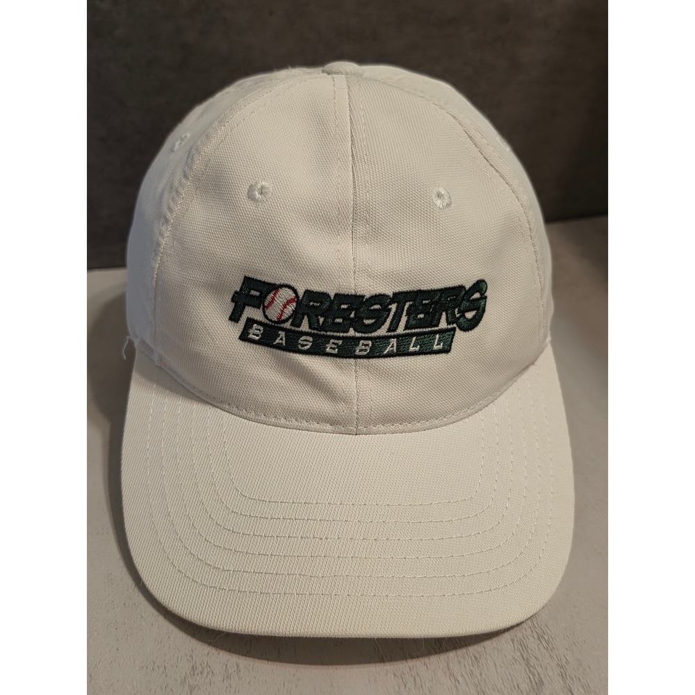 Port Authority Foresters Baseball Hat White Embroidered Adjustable Cap Mens